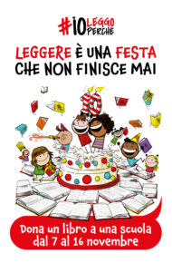 Dona un libro a una scuola dal 7 al 16 novembre